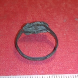Перстень религиозный или свадебный два сердца  19 век, фото №3