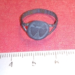 Перстень религиозный или свадебный два сердца  19 век, фото №5