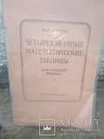 Чотирьохзначні математичні таблиці для середньої школи, фото №2