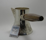 Серебряная турка с деревянной ручкой, фото №13