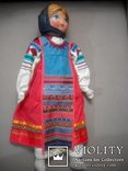 Марья краса русая коса кукла в наряде N-губернии 67см папер клей, фото №5