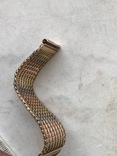 Брасс на часы золото Ереван кольчуга трёх цветный, фото №7