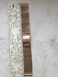 Брасс на часы золото Ереван кольчуга трёх цветный, фото №10