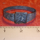 Перстень религиозный 19 век, фото №2