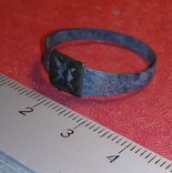 Перстень религиозный 19 век, фото №3