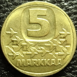 5 марок 1984 Фінляндія, фото №3