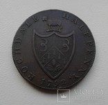 Великобритания 1/2 пенни ROCHDALE 1792. UNC., фото №2