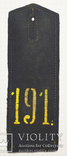 Погон "191-й пехотный Ларго-Кагульский полк".РИА., фото №2
