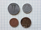 10 Pfennig 1948. 1 Pfennig 1963 A. 1 Pfennig 1986 G. 2 Pfennig 1992 J., фото №3