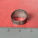 Перстень серебро-чернь 19 век., фото №4