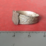 Перстень серебро 19 век., фото №3