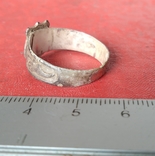 Перстень серебро 19 век., фото №4