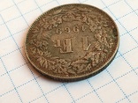 1 франк 1969 года Швейцария, фото №7