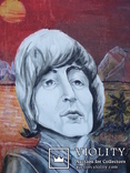 "Джон Леннон" портрет. Акварель, тушь., фото №4