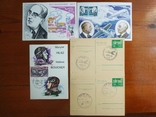 Почтовые карточки иностранные, авиация, марки, спецгашение, фото №9