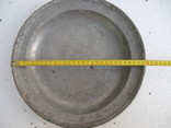 Набор оловяных тарелок, фото №5