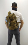 Тактический однолямочный рюкзак,объем 30 литров с системой M.O.L.L.E, фото №8