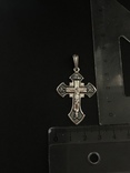 Крестик нательный серебряный, фото №2
