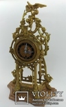 Механічний настільний годинник на мармуровій підставці "Дитя з орлом" арт. 0391, фото №3