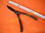 Нож балисонг B 965 с клипсой, фото №2