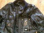 Куртка кожаная патрульная + свитер, фото №4