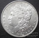 1 Доллар 1880 O год. Морган. Серебро., фото №6
