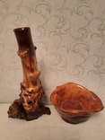 Две деревянные вазы 70-80 г.г., фото №2