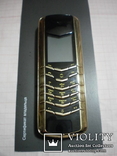 Телефон VERTU в золотом корпусе 750* пробы, фото №8