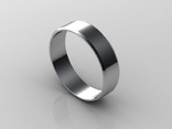  23,50 (размер) 5мм(ширина) Бесшовное обручальное кольцо (Американка) серебро(925), фото №7