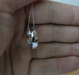  17,00 (размер) 5мм(ширина) Бесшовное обручальное кольцо серебро(925), photo number 6