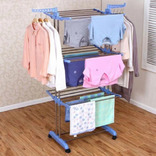 Многоярусная сушилка для белья, вещей, одежды Garment rack with wheels складная, photo number 3