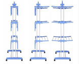 Многоярусная сушилка для белья, вещей, одежды Garment rack with wheels складная, фото №8