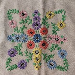 Pillowcase with embroidery *Daisies* 45 * 45 cm, photo number 2