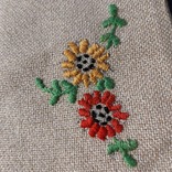 Pillowcase with embroidery *Daisies* 45 * 45 cm, photo number 5