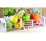 Многофункциональная складная кухонная полка Kitchen Drain Shelf Rack от 33см до 48см, фото №6