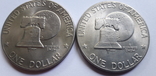 1 долар США 1776-1976. Ювілейна монета до 200 р. Незалежності. 2 шт., фото №3