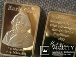 Слиток Карл Маркс реплика, фото №7
