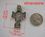 Православный серебряный (925) крест., фото №12
