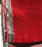 Бархат, красный (вишнёвый) 106х146 см., фото №5