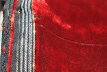 Бархат, красный (вишнёвый) 106х146 см., фото №8