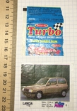 Lancia Y 10. OTO MOTO 6 Gum Liner + Kent Gum Wrapper, Turbo / Turbo, фото №3