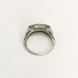 Золотое кольцо эпохи art deco с бриллиантами, photo number 6