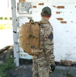 Тактический (военный) рюкзак Raid на 40 л. с системой M.O.L.L.E (кайот), фото №4