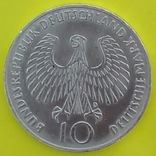 Німеччина 10 марок, 1972 XX літні Олімпійські Ігри, Мюнхен 1972 - Факел, фото №3