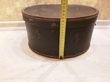 Старинная сумка коробка для шляпы, фото №13