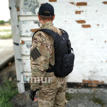 Тактический (городской) рюкзак под гидратор с системой M.O.L.L.E черный, photo number 7