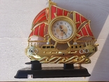 Часы настольные Парусник (с будильником), фото №2