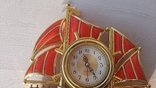 Часы настольные Парусник (с будильником), фото №4