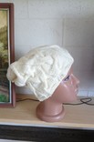 Вязаные шарф-накидка и шапка женские зимние, фото №9