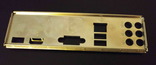 Тыльная планка, заглушка материнской платы типа ASUS P5B. Блиц, фото №3